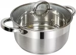Nerūdijančio plieno puodas Kaisa Villa KV-2247 su dangčiu, 7,9 l