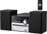 Muzikinis centras Cyberlux mini Hi-Fi stereo sistema su CD/MP3, FM radiju, USB ir LED ekranu 3120