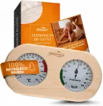 ALPENHAUCH medinis pirties termometras su higrometru ir automatiniu kalibravimu, ALP-TH1000-01