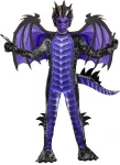 Spooktacular Creations vaiki&scaron;kas drakono kostiumas su sparnais ir kauke 840165855783