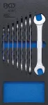 Bgs Technic Dvipusių atvirų veržliarakčių rinkinys BGS įdėkle | 6&ndash;22 mm | 8 vnt. (4081)