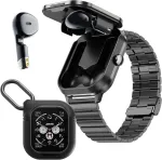 Findtime 2-in-1 i&scaron;manusis laikrodis su ausinėmis, fitneso sekiklis, i&scaron;manusis laikrodis vyrams, fitneso laikrodis, &scaron;irdies ritmo monitorius, miego sekiklis, žingsniamatis, aktyvumo sekiklis, bėgimo laikrodis