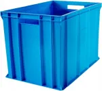 Qbox euro plastikinė dėžė 600x400x410 mėlyna