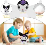 Yisscen Kuromi pliu&scaron;inis žaislas, 25 cm sanrio mink&scaron;tas žaislas, kim&scaron;tinis žaislas, animacinis pliu&scaron;inis žaislas, pliu&scaron;inis žaislas, pliu&scaron;inės lėlės, gimtadienio dovanos berniukams ir mergaitėms, žaislas gerbėjams