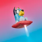 Bluey 2-in-1 naktinė lemputė ir prakti&scaron;kas žibintuvėlis, led naktinė lemputė su automatiniu i&scaron;sijungimo laikmačiu, įvairiaspalvė, 14312
