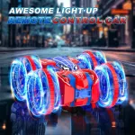 Fygurso vandeniui atsparus nuotoliniu būdu valdomas automobilis, 4wd amfibinis 2.4 ghz rc automobilis nuotoliniu būdu valdoma valtis, 360&deg; rotacijos rc meno transporto priemonė su led žibintais, dovana berniukams ir mergaitėms bet kokiam reljefui (ra ...