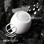 Kompiuterio kolonėlės Boompods Zero Bluetooth garsiakalbis, galingas vandeniui atsparus mini garsiakalbis su dvigubo susiejimo galimybe ir belaidžiu mikrofonu su dideliu garsu