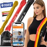 Renew Force pasiprie&scaron;inimo gumos treniruotėms, tempimo fitneso rinkinys, 3 vnt.