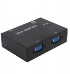 Vaizdo kabelio skirstytuvas 2in1 Vga į 2x Vga juodas