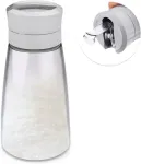 Modixun stiklinis cukraus dozatorius su automatiniu atverčiamu snapeliu, pasvertas pilstytuvas, cukraus indelis, 420 ml, cukrinė, skaldytas stiklas, druskos indelis, kavos baro reikmenys, 1 vnt.