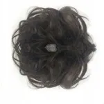 INTERVION Modern-hair kuodas ant gumytės, didelis prisegamas kuodas, plaukų priauginimas, &scaron;injonas 4 ruda