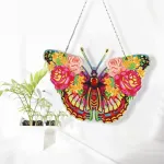 Culasign "pasidaryk pats" deimantų tapybos pakabukai, gyvūnų deimantų tapybos ornamentai, deimantų tapybos amatai, mozaikos dekoracija sienos įėjimui (butterfly)