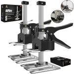 Xclifes Arm Tool Lifter, 2 vnt. darbo jėgą taupantis sienų plytelių rū&scaron;iuotuvas, daugiafunkcis auk&scaron;čio reguliavimas, kėlimo įrenginys, durų panelė, kėlimo lenta, keltuvas, darbo jėgą taupantis įrankis vyrams