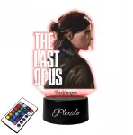 Platinet Lempa ant stiklo uv The Last Of Us Kompiuterinis žaidimas led 3d + nuotolinio valdymo pultas 16 spalvų