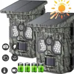 Saulės energija maitinama fotokamera Usogood Rs20 Solarna 48mp Ir 4k 850nm, 2 vnt.