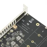 Nvme M.2 Pcie X16 adapteris su 4 prievadais