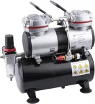 Fengda aerografo kompresorius su 3,5 l oro baku, 6 bar, 190 W FD-196
