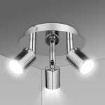 Uraqt led lubinis &scaron;viestuvas su 3 lemputėmis gu10, led lubinis &scaron;viestuvas, 330&deg; pasukami lubiniai &scaron;viestuvai, modernus prie&scaron;kambario &scaron;viestuvas, lubinis &scaron;viestuvas virtuvei, svetainei, miegamajam