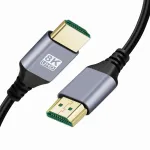 Chenyang Hdmi 2.1 kabelis, Hdmi Male to Male 8k @ 60hz 4k @ 120hz 48gbps Ultra Fast paauksuotas kabelis 0.5 m televizoriui, monitoriui, kompiuteriui