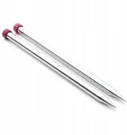 Knitpro Nova tiesioginės metalinės virbalai, 35 cm, 3.00 mm