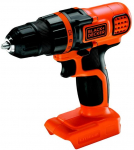 Black & Decker Akumuliatorinio suktuvo/gręžtuvo BDCDD18N 18V korpusas, Juodas & Decker