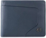 Piquadro, Piquadro, Leather Wallet, Pu4518Aor, Blu Oltremare, For Men