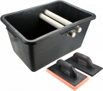 Topex Plytelių klojimo rinkinys, 40l talpa, guminė plūdė, mink&scaron;ta kempinė