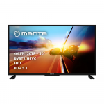 Televizorius TV Set Manta 40LFN120TP 40-inch FHD DLED DVB-T2 HEVC/H.265