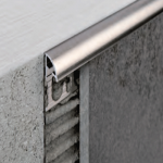 Profilis, aliuminis anoduotas, chromuotas, h 12,5mm L 2.7m