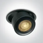 25W įleidžiamas pakreipiamas &scaron;viestuvas, juodas, 3000K, 11128G/B/W