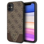 Apple iPhone 11 6.1 "Guess dėklas 4G Triangle Collection GUHCN61PU4GHBR rudos spalvos