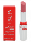 Pupa Milano Miss Pupa Itin ry&scaron;kūs, kri&scaron;tolo efekto lūpų dažai, 2,4 ml, spalva - 102 Candy Nude