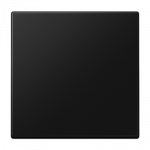 Viengubo klavi&scaron;o jungiklis LS 990, IP44, matinės grafito juodos sp.