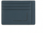 Piquadro, Piquadro, Leather Card Holder, RFID Anti-Fraud Protection, For Men