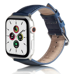 Beline apyrankė Apple Watch Leather 38/40/41mm mėlynos spalvos