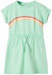Vaiki&scaron;ka suknelė su sutraukiama juostele, ry&scaron;kiai žalia, 128 dydžio