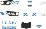 Berg Biky - Sticker set City Mėlyna Handbrake