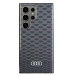 Samsung Galaxy S24 Ultra Audi IML Pattern MagSafe Dėklas (AU-IMLMS24U-Q5/D3-BK) juodos spalvos