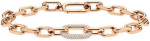 Daniel Wellington Prabangi bronzinė apyrankė su kristalais Crystal Link DW00400572