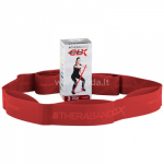 Thera-Band juosta su kilpomis CLX, raudona,2 2m