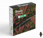 La&scaron;elinio laistymo rinkinys Bradas WATER FLOW DRIP su laikmačiu ir žarna, 100 m