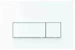 WC klavi&scaron;as M570-GAM-01/ JELLOW / RECTANGLE WH / PRZYCISK WC PROSTOKĄT Baltas POŁYSK /