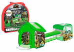 Lean Toys Vaikų žaidimų aik&scaron;telė 3in1 palapinė su tuneliu ir kamuoliukų baseinu