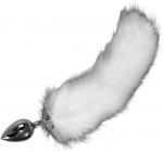 Lovetoy Analinis ki&scaron;tukas su puria balta uodega 39 cm