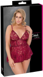 Babydoll raudona 3XL