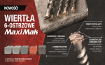 Grąžtas MAKITA grąžtai SDS MAX 19x 400x 540mm MAXI MAK 6-OSTRZOWE