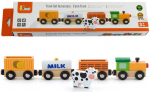 Viga Toys VIGA Set of accessories for the train - agricultural train