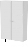 Cama Meble PALAZZO BIS display cabinet 100x39x166 baltas matt