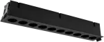 24W LED įleidžiamas &scaron;viestuvas INVISIBLE, juodas, 3000K, dimeriuojamas, E3980100NDT