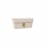 Lumarko Stefanplast Dėžutė gėlėms su padėklu "Ethica" 30x13x12cm balta